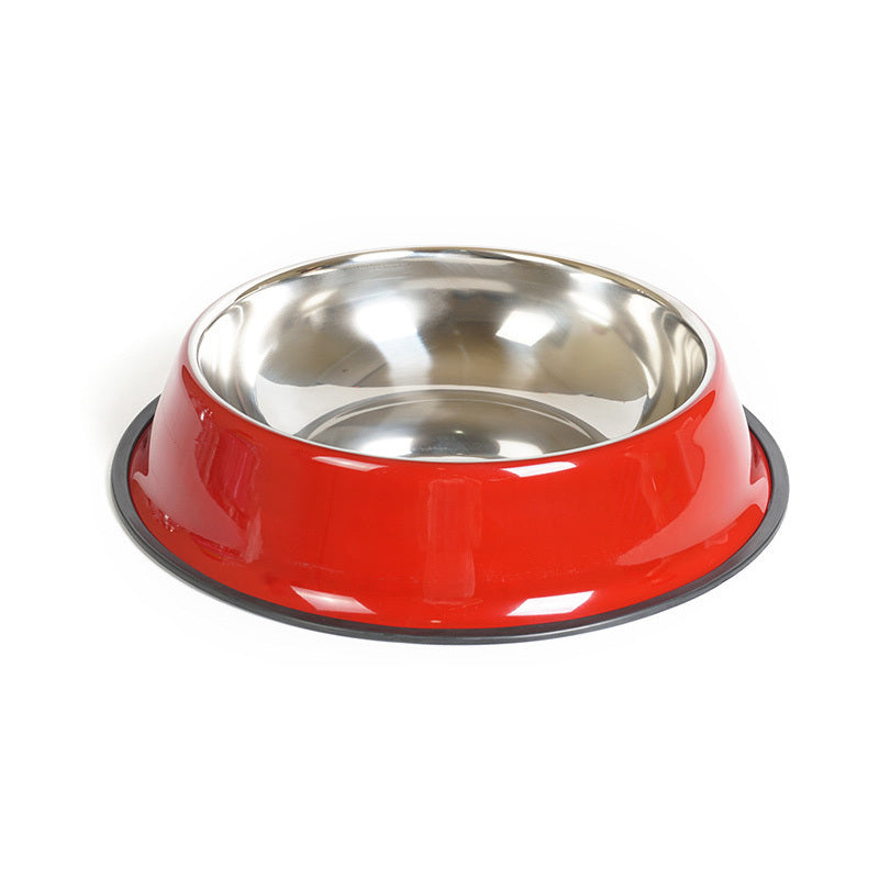 PawBasin Feeder Dual-Use Stainless Steel Pet Bowl with Non-Slip Melamine Base Give your furry friend a stylish, safe, and practical dining experience with our dual-use pet bowl, combining premium stainless steel and a colorful melamine outer shell. Design