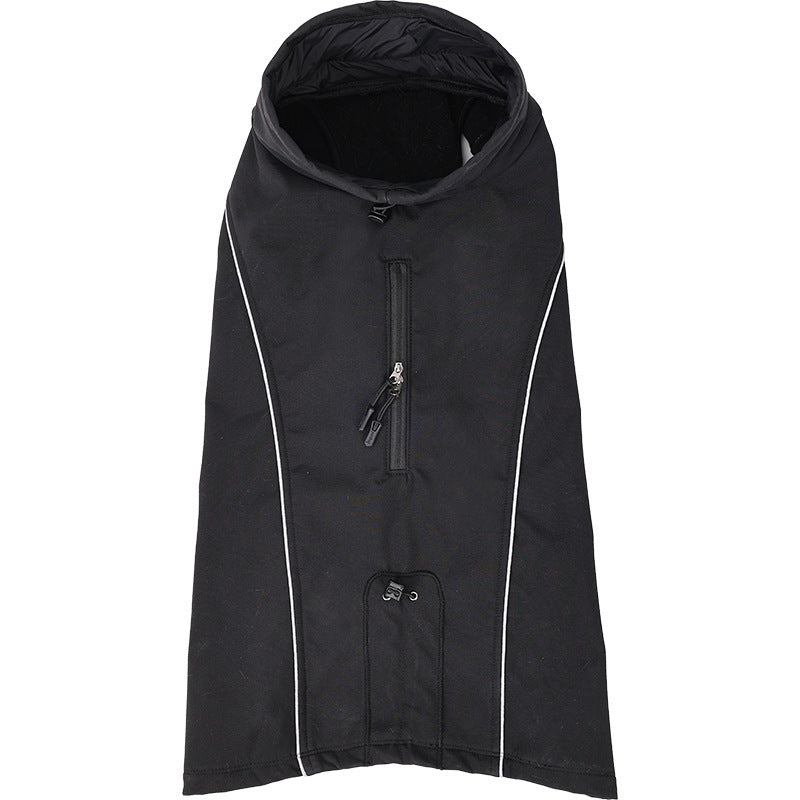 Weatherproof Soft Shell Jacket Product information: Color: Rock brown, blue, black Size: XS,S,M,L,XL,2XL,3XL Applicable gender: general Material: Polyester Fiber Style: British style Category: pet clothing Packing list: Dog clothes *1 Product Image: Pet J