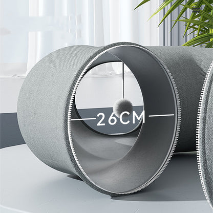 HideHoop™ – Collapsible Donut Tunnel Bed for Kittens Product information: Color classification: cat tunnel nest, cat tunnel nest + summer ice nest Applicable size: [removable, washable and foldable] [fat cat can drill] [cool and breathable] Material: Shum