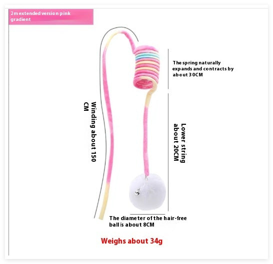 PawPop – Rabbit Fur Ball Toy for Playful Cats Overview: 1. Simply give this ball to your cat and you are good to go! 2. This cat toy stimulates your cat's instinct to hunt, and reduces obesity, boredom, and depression with increased exercise; 3. Soft and