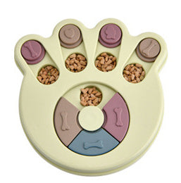 BrainPaw Puzzle Feeder Overview: - Made of safe and non-toxic quality material, it's wear-resistant, resistant to bite, not easy to age. - The pet puzzle feeder toy is easy to clean and durable. - It can slow down feeding to prevent overeating and help to