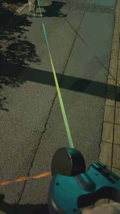 PawPair Overview: Made of high-quality plastic and nylon material, won't be destroyed by your dogs. The traction rope is automatic retractable, really convenient and stored easily. One-to-two automatic telescopic traction rope, easy to walk two dogs. With