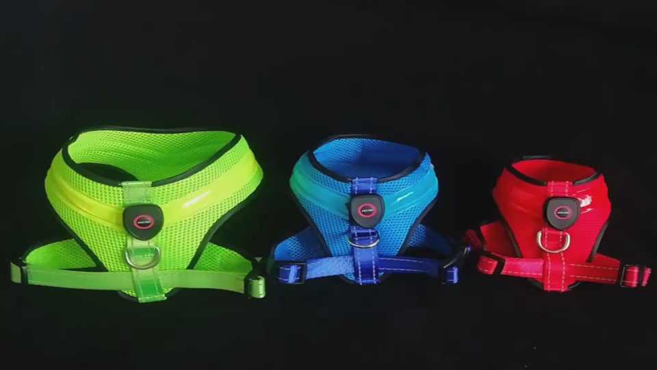 GlowGuard LED Harness Overview: 1. Charging, USB data cable can be directly charged, lasting, long standby. Don't worry about the battery without electricity, frequent buying batteries. 2. There are many styles, multiple colors for you to choose, fashion