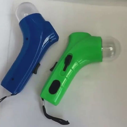 PawZap Treat Launcher Overview: It comes with a wrist strap, that makes it very portable. The handle is designed to give you a comfortable grip. Perfect for dogs and cats, easy to load and fun to use. This toy is great interactive fun for you and your dog
