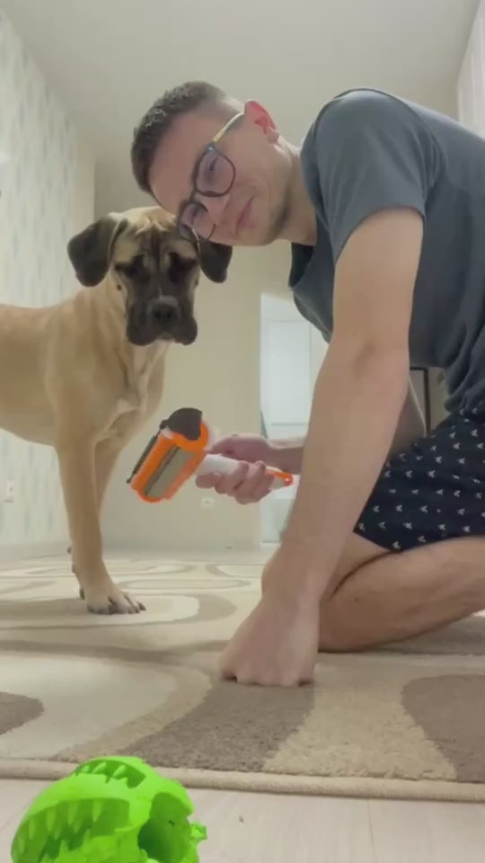 FurRoll™ – 2-in-1 Reusable Pet Hair Removal Brush Keep your home fur-free effortlessly with the FurRoll™ 2-in-1 Pet Hair Removal Roller – a portable, washable tool designed for quick and effective pet hair cleanup. Dual Functionality: Combines a lint roll