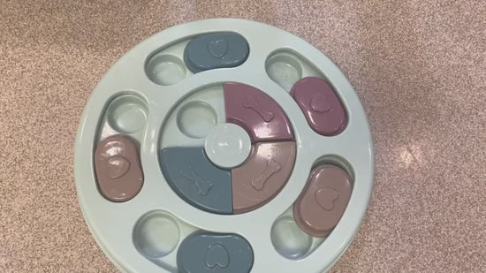 BrainPaw Puzzle Feeder Overview: - Made of safe and non-toxic quality material, it's wear-resistant, resistant to bite, not easy to age. - The pet puzzle feeder toy is easy to clean and durable. - It can slow down feeding to prevent overeating and help to