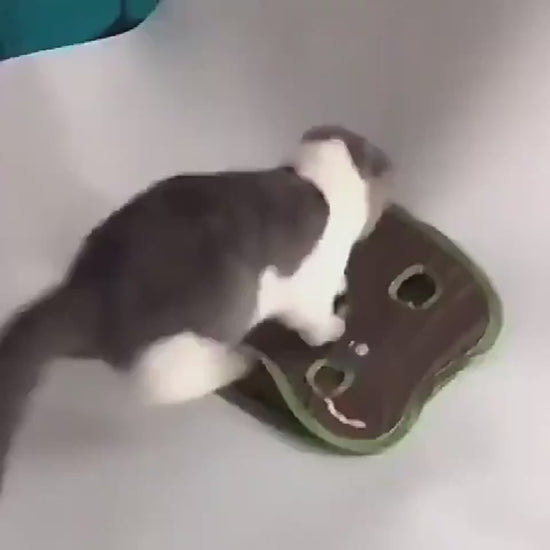 PawMaze Overview: 1. Designed with a ball and mouse tucked away inside, the nine-hole interactive cat toys increase your cat's curiosity, it will have a lot of fun poking at the mouse & ball inside. Great for multiple cats 2. These cat toys will also stim