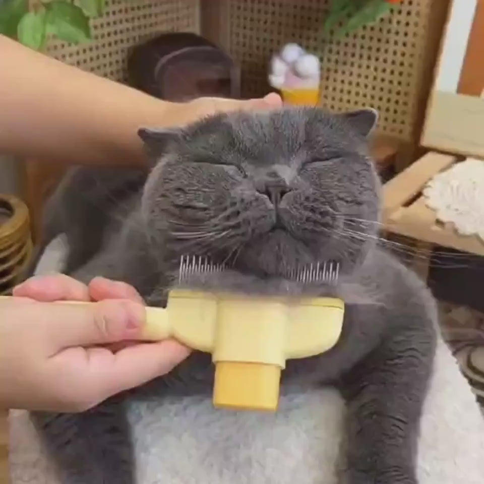 FurMagic Self-Cleaning Pet Comb Overview: 1. Ease of use: The Kitty comb is designed with ease of use in mind and is suitable for all pet owners. Whether you are a novice or an experienced pet owner, you can easily master how to use it. 2. Efficient hair