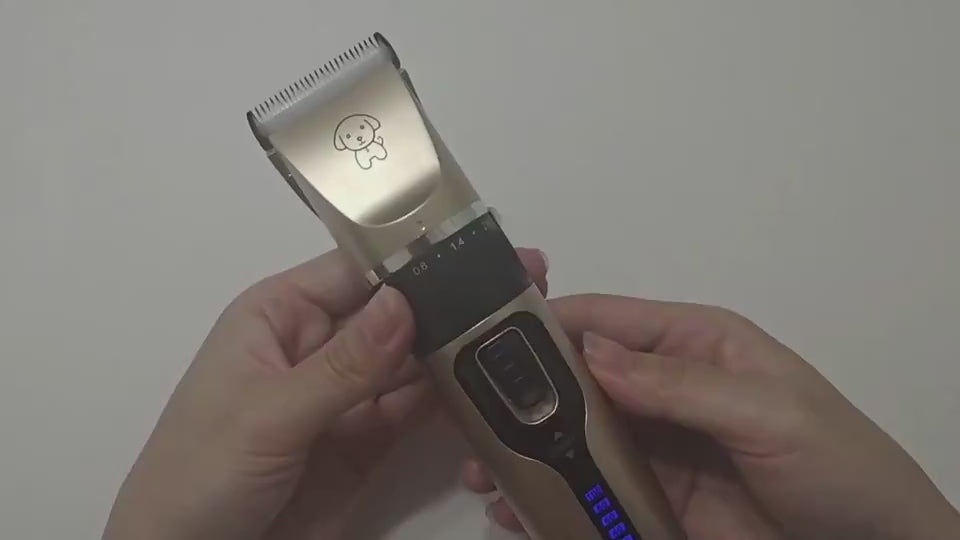 ProTrim™ – Professional Pet Hair Clipper for Dogs & Cats Overview: 1. The blade is sharp and not jammed, durable and non-heating 2. Long-lasting battery life and more durable 3. Ceramic cutter head, strong and low shock without catching hair, rechargeable