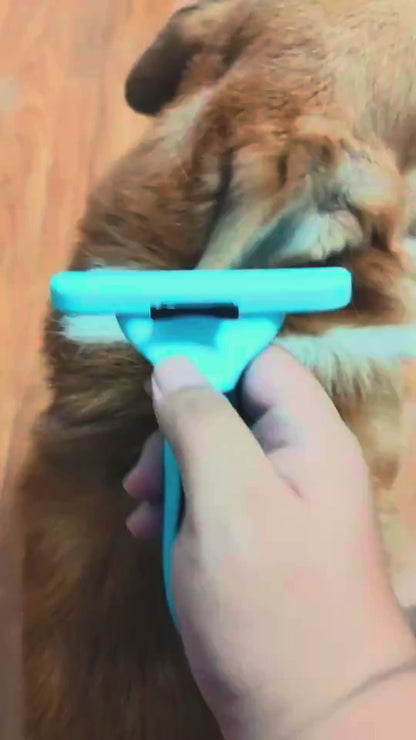 FurEase – Gentle Grooming Comb for Dogs Describe: Purpose: Pet grooming tools are suitable for dogs and cats of different sizes Purpose: Dog straightening brush quickly removes all loose/long/short/tangled hair, more fur on the floor Ergonomics: rubber no