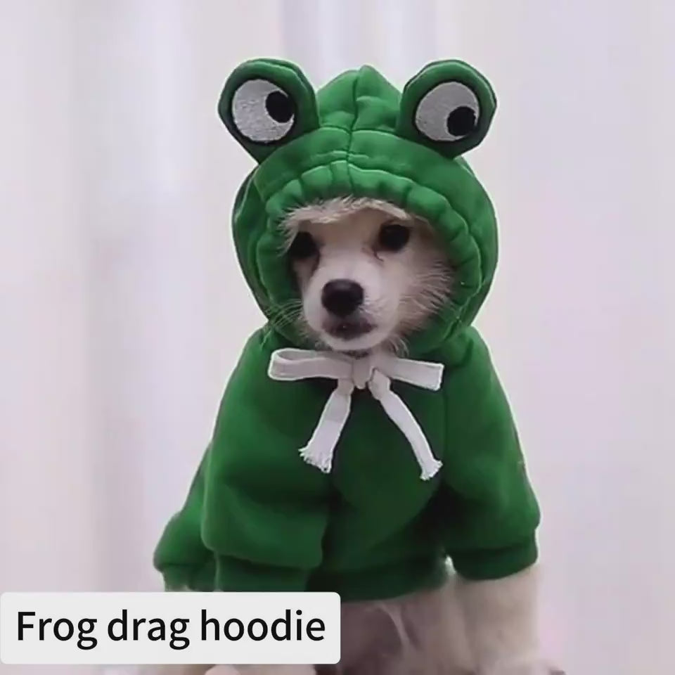 Winter Fleece Pet Hoodie – Adorable Fruit Design for Small Breeds Overview: 1. The material is soft and comfortable, enough to keep warm so that your pet looks more attractive and stylish! 2. Fruit design to make your puppy more cute, which will help redu