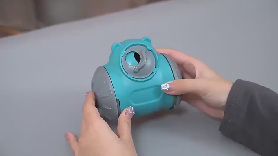 SmartTumbler™ – IQ Booster & Slow Feeder Toy Overview: 1. Newly upgraded toy: Intelligent robot tumbler design. Self-weight balance, no electricity required. When the toy swings back and forth, it can still move without external force, which increases the