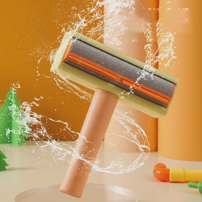FurSweep™ 2-Way Lint Roller Overview: 1. REUSABLE PET HAIR REMOVER: Simply roll back and forth on the furniture surface, and pick up the pet hair. 2. ONE ROLLER TO CLEAN MOST FURNITURE: The dog hair remover roller can be used on most furniture. 3. CONVENI
