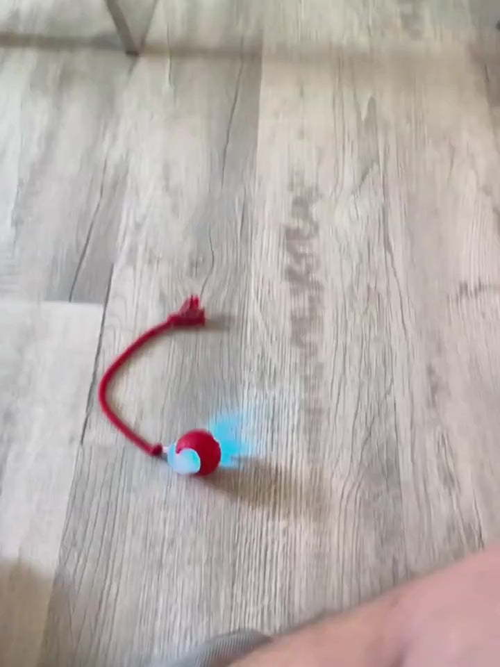 Interactive Cat Toy Ball Super Drive Cat Rolling Ball Overview: Strong driver - The cat toys could easily go across from ceramic tile, wooden, low rugs even high pile carpet, It rarely get stuck in corners, helping you entertain a high-energy cat for hour