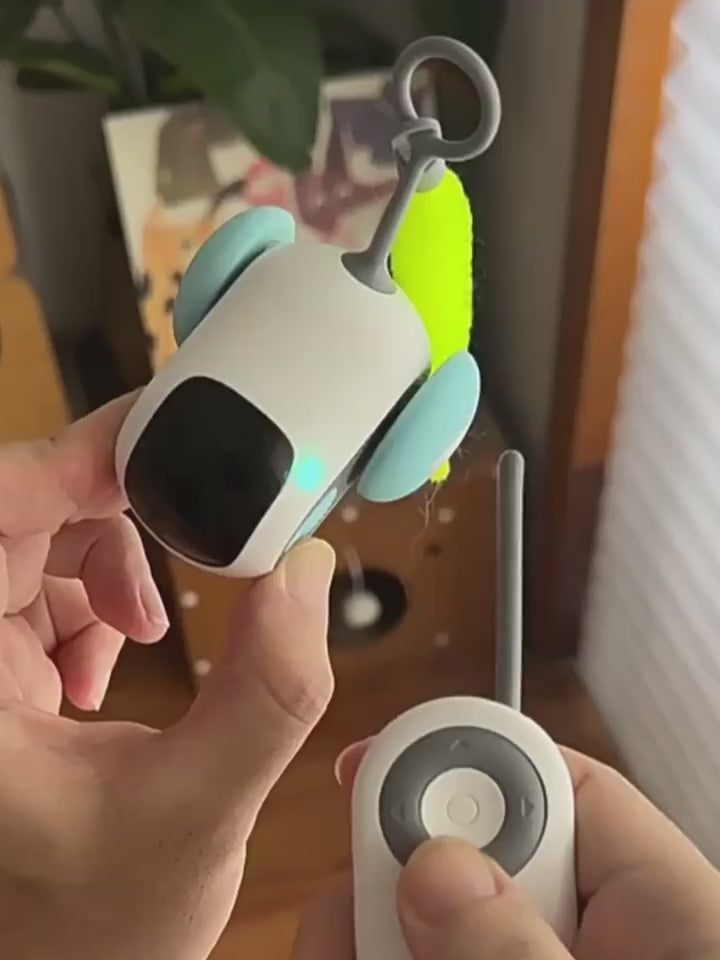 USB Smart Cat Car – Remote Toy for Active Indoor Cats Crazy-Joy Remote Control Car Cat Toy – Hunt, Chase & Play Instincts Unleashed Transform your living room into a feline playground with the Crazy-Joy Car, the ultimate interactive toy that taps into you