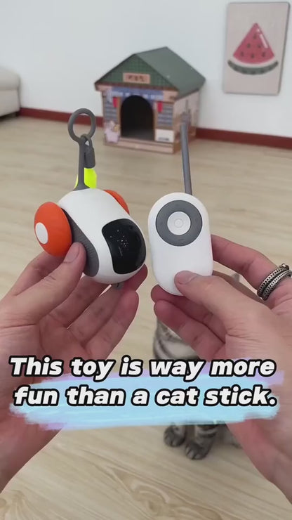 USB Smart Cat Car – Remote Toy for Active Indoor Cats Crazy-Joy Remote Control Car Cat Toy – Hunt, Chase & Play Instincts Unleashed Transform your living room into a feline playground with the Crazy-Joy Car, the ultimate interactive toy that taps into you